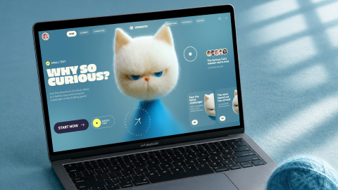 Why so curious? - Interactive 3D Mascot preview