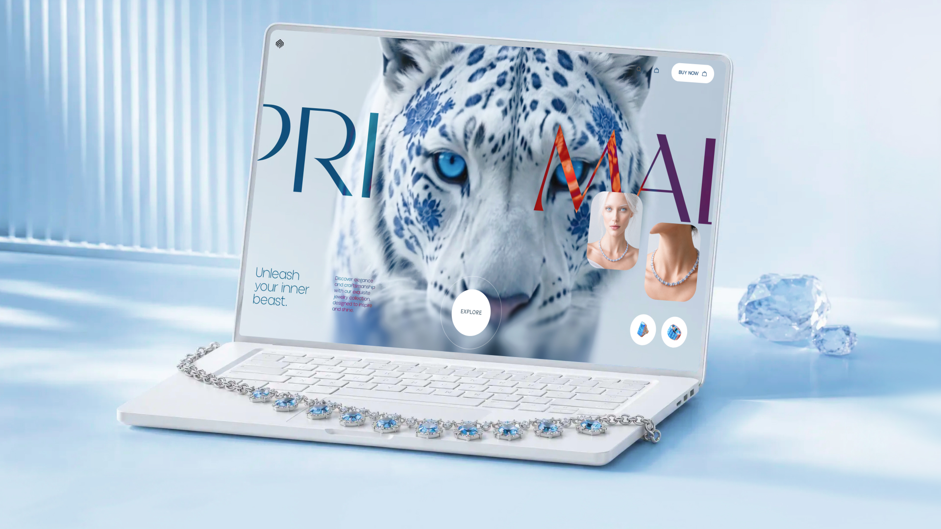 Primal - Online jewelry store preview