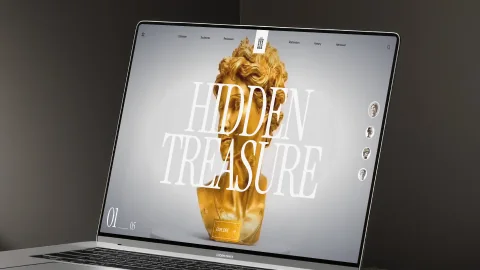 Hidden Treasure - Mouse hover effect preview